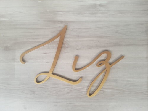 Nome de Parede Personalizado em mdf - Liz