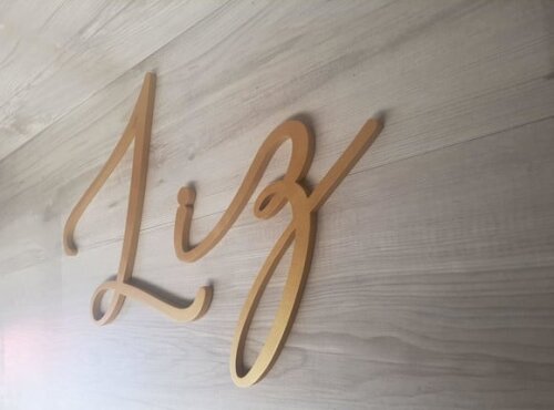 Nome de Parede Personalizado em mdf - Liz