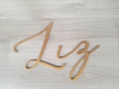 Nome de Parede Personalizado em mdf - Liz