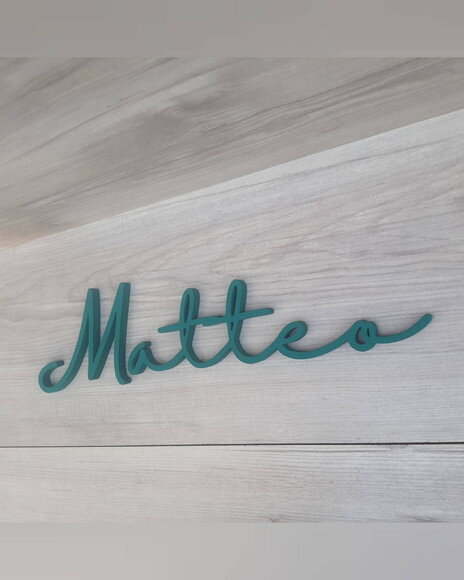 Nome de Parede Personalizado em mdf - Matteo