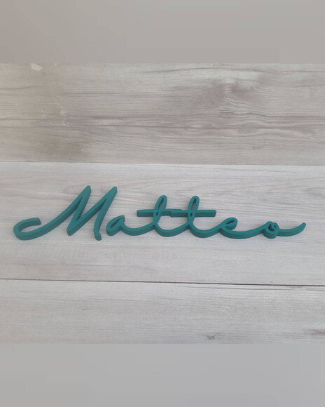 Nome de Parede Personalizado em mdf - Matteo