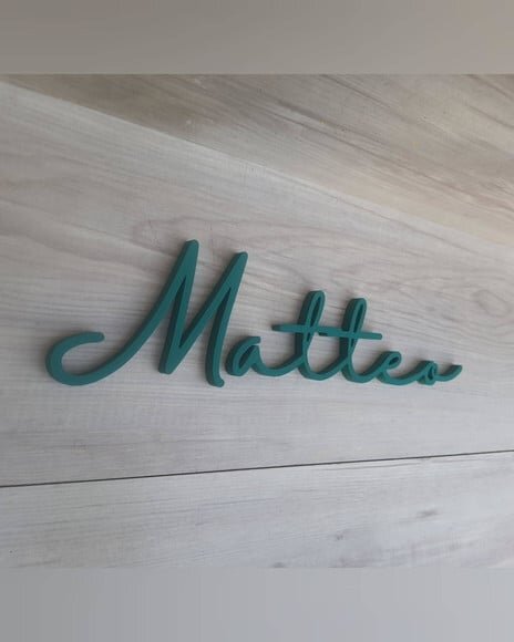 Nome de Parede Personalizado em mdf - Matteo