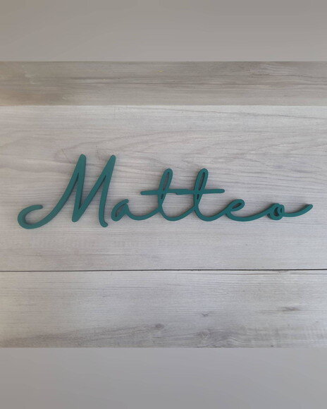 Nome de Parede Personalizado em mdf - Matteo