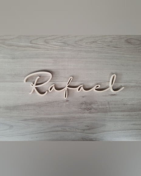 Nome de Parede Personalizado em mdf - Rafael
