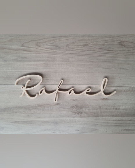 Nome de Parede Personalizado em mdf - Rafael