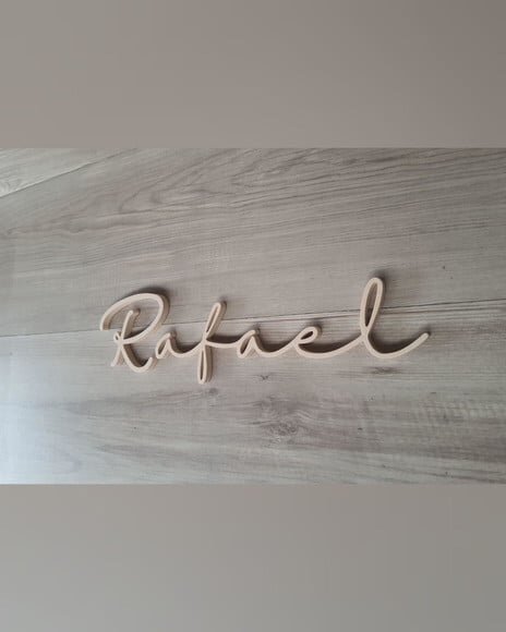 Nome de Parede Personalizado em mdf - Rafael