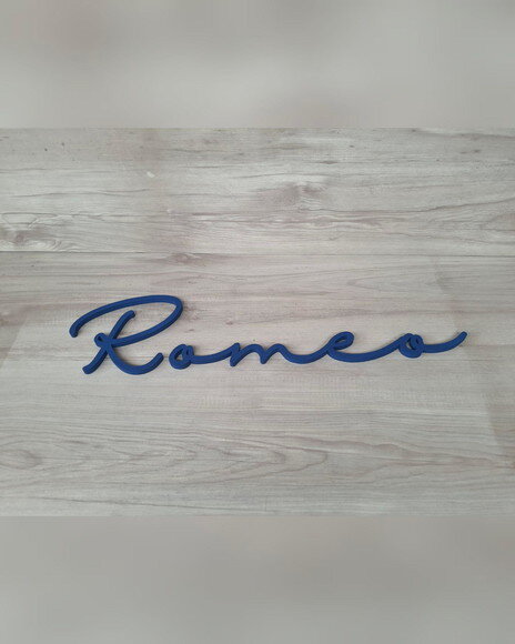 Nome de Parede Personalizado em mdf - Romeo