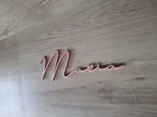 Nome de Parede Personalizado em mdf -linha Ty - Maria