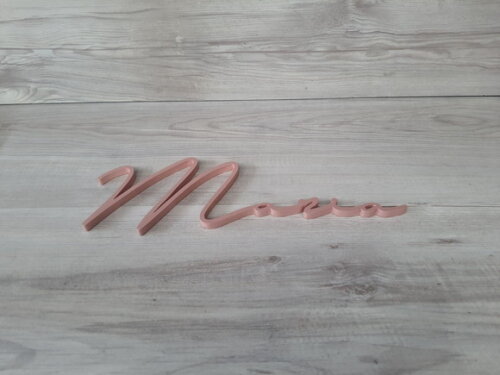 Nome de Parede Personalizado em mdf -linha Ty - Maria