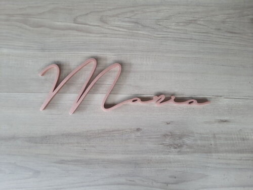 Nome de Parede Personalizado em mdf -linha Ty - Maria