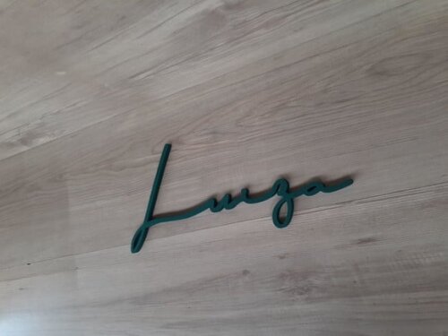 Nome de Parede Personalizado em mdf Linha Ty - Luiza
