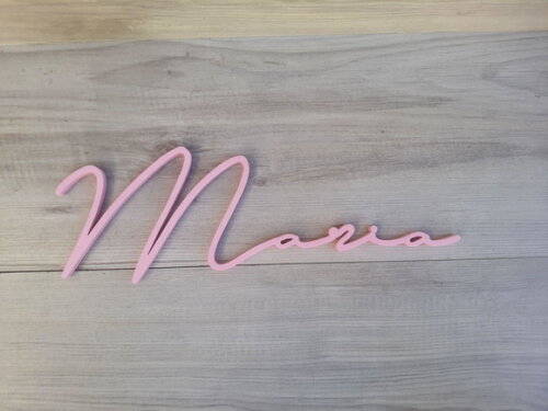 Nome de Parede Personalizado em mdf Linha Ty - Maria