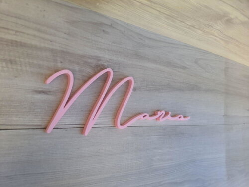 Nome de Parede Personalizado em mdf Linha Ty - Maria