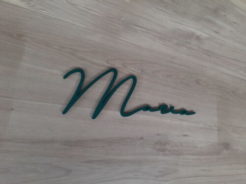 Nome de Parede Personalizado em mdf Linha Ty - Maria