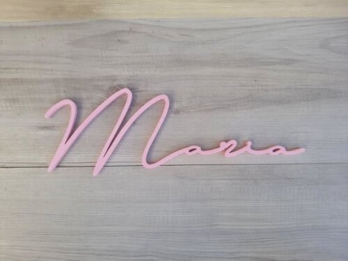 Nome de Parede Personalizado em mdf Linha Ty - Maria