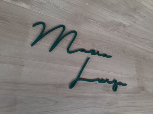 Nome de Parede Personalizado em mdf Linha Ty - Maria Luiza
