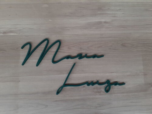 Nome de Parede Personalizado em mdf Linha Ty - Maria Luiza