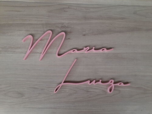 Nome de Parede Personalizado em mdf Linha Ty - Maria Luiza
