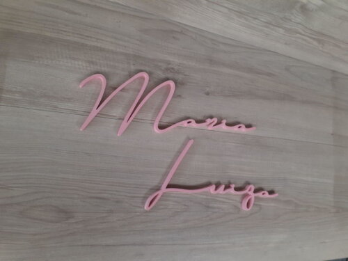 Nome de Parede Personalizado em mdf Linha Ty - Maria Luiza