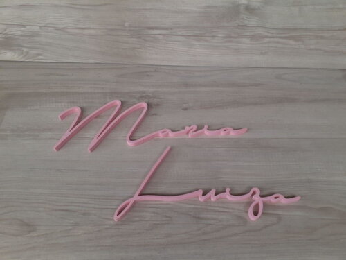 Nome de Parede Personalizado em mdf Linha Ty - Maria Luiza