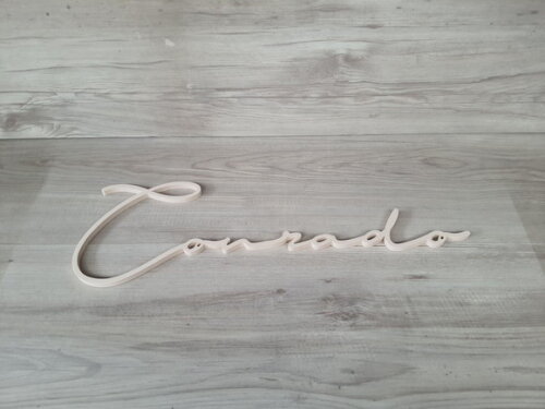 Nome de Parede Personalizado em mdf Linha Ty- Conrado 16 cm