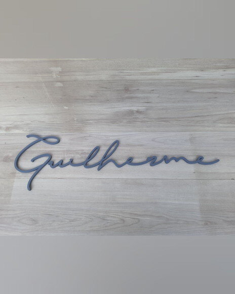 Nome de Parede Personalizado em mdf Linha Ty- Guilherme