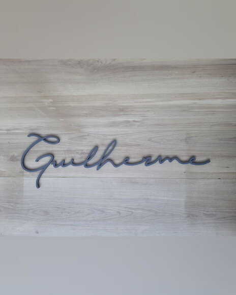 Nome de Parede Personalizado em mdf Linha Ty- Guilherme