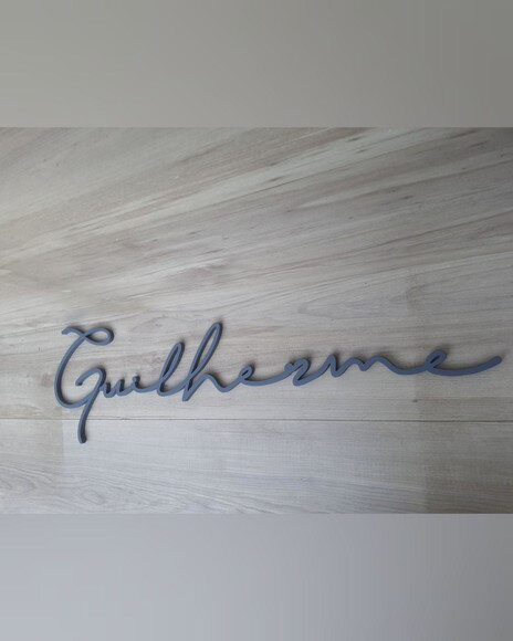 Nome de Parede Personalizado em mdf Linha Ty- Guilherme