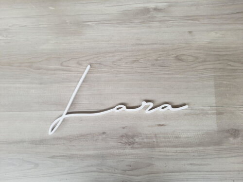 Nome de Parede Personalizado em mdf Linha Ty- Lara - 20 cm