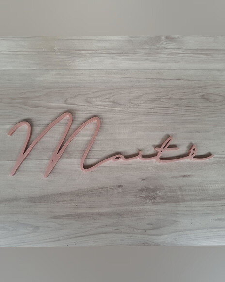 Nome de Parede Personalizado em mdf Linha Ty- Maitê - 15 cm