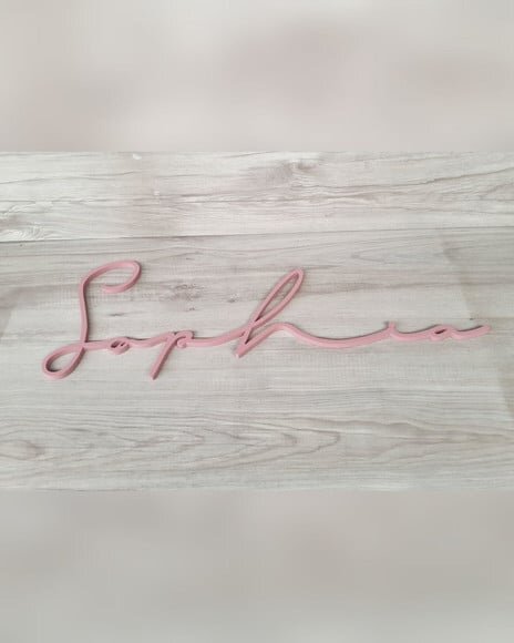 Nome de Parede Personalizado em mdf Linha Ty- Sophia - 21 cm