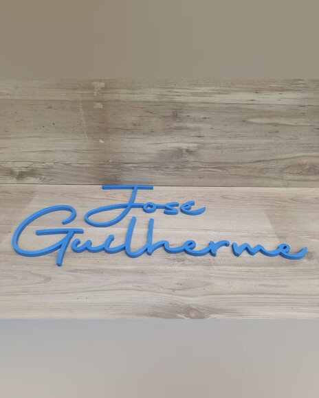 Nome de Parede Personalizado mdf Linha Aut - José Guilherme