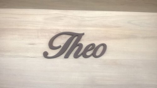 Nome Decorativo de Parede em mdf - Mod Mt - Theo - 15 cm