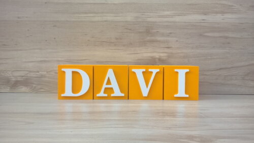Nome em Cubos - Mod Clássico - 10 x 10 x 10 cm - 4 Letras