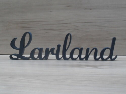 Nome em mdf - Peça de Mesa Linha as - Lariland 10 cm