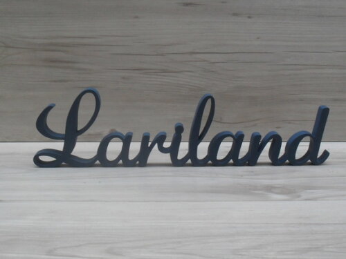 Nome em mdf - Peça de Mesa Linha as - Lariland 10 cm