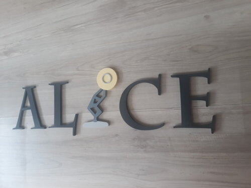 Nome em mdf de Parede PERSONALIZADO PIXAR - Alice - 20 cm