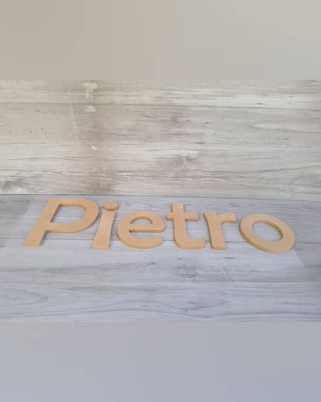 Nome Parede Personalizado em mdf - Pietro - Linha Bs