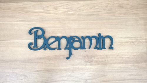 Nomes de Parede - Linha CH - Benjamin - 15 cm