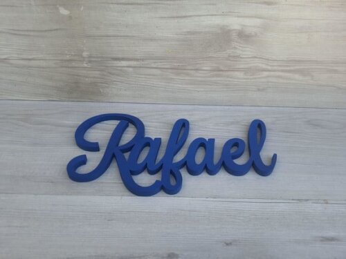 Nomes de Parede em mdf - Linha Ls -rafael - 15 cm