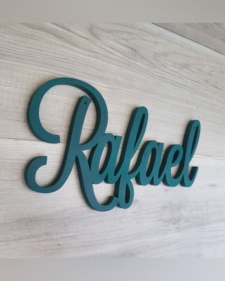 Nomes de Parede em mdf - Linha Ls -rafael - 15 cm