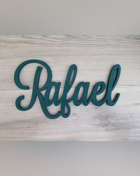 Nomes de Parede em mdf - Linha Ls -rafael - 15 cm