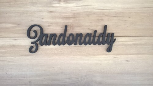 Nomes De Parede Em Mdf - Linha Ls -zandonaidy 10 Cm
