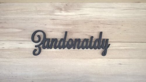 Nomes De Parede Em Mdf - Linha Ls -zandonaidy 10 Cm
