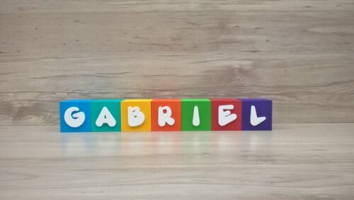 Nomes em Cubos - Mod. Infantil - 6 x 6 x 6 cm - 7 Letras