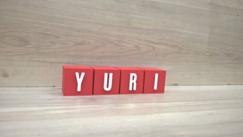 Nomes em Cubos - Mod. Youtube - 6 x 6 x 6 cm - 4 Letras