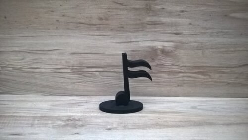 Nota Musical em MDF - Semicolcheia