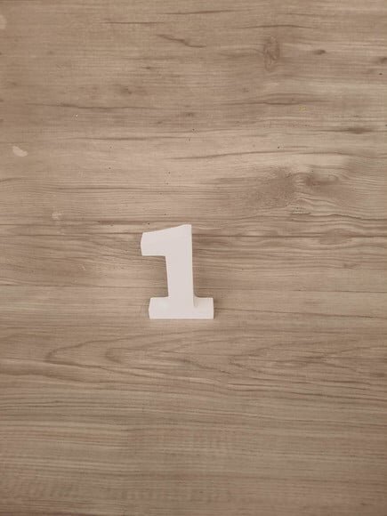 Número de Mesa em mdf - Linha Bk - 10 cm