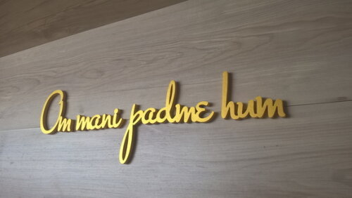 Om Mani Padme Hum - Mantra (parede)