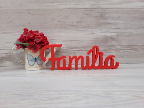 Palavra de mesa em MDF - Família linha GH
